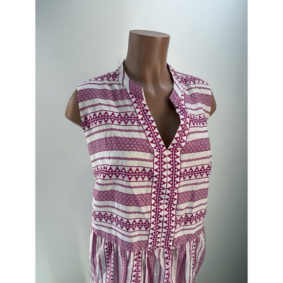 New Signature By Robbie Bee Womens Dress Size 2XL  Pink & White Sleeveless - Picture 4 of 13